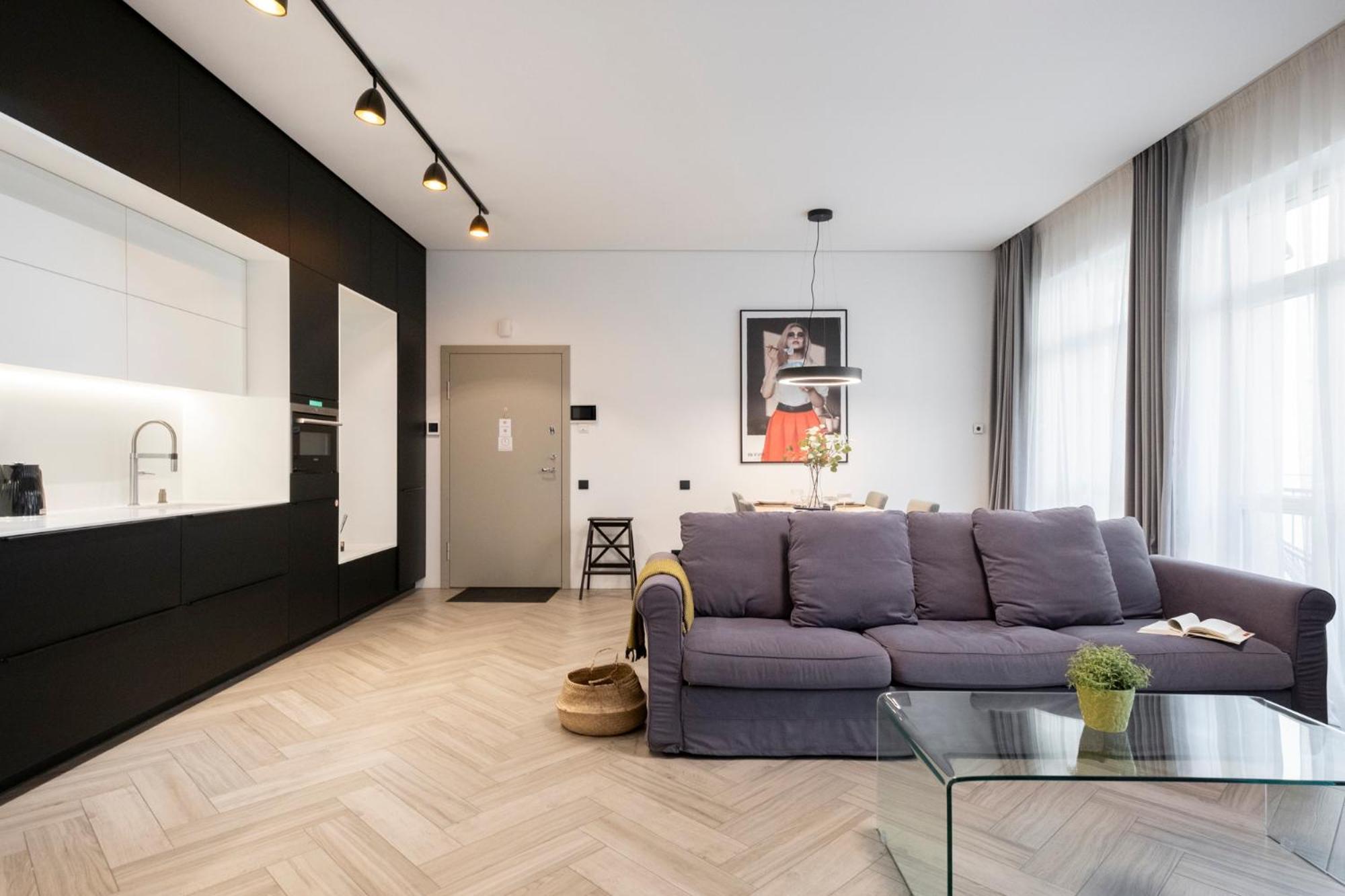 Cohost I Oldtown 60M2 Apt W-Garage Parking, Balcony & Self Check-In Аеропорт Вільнюс Екстер'єр фото